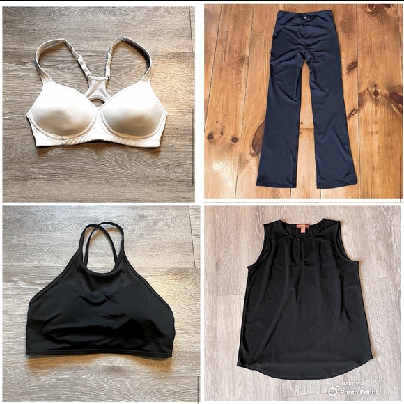 Joe Fresh Pants - JOE FRESH • 4 PIECE BUNDLE • Bra, Leggings, Tank Top, Bikini Top • Size Small